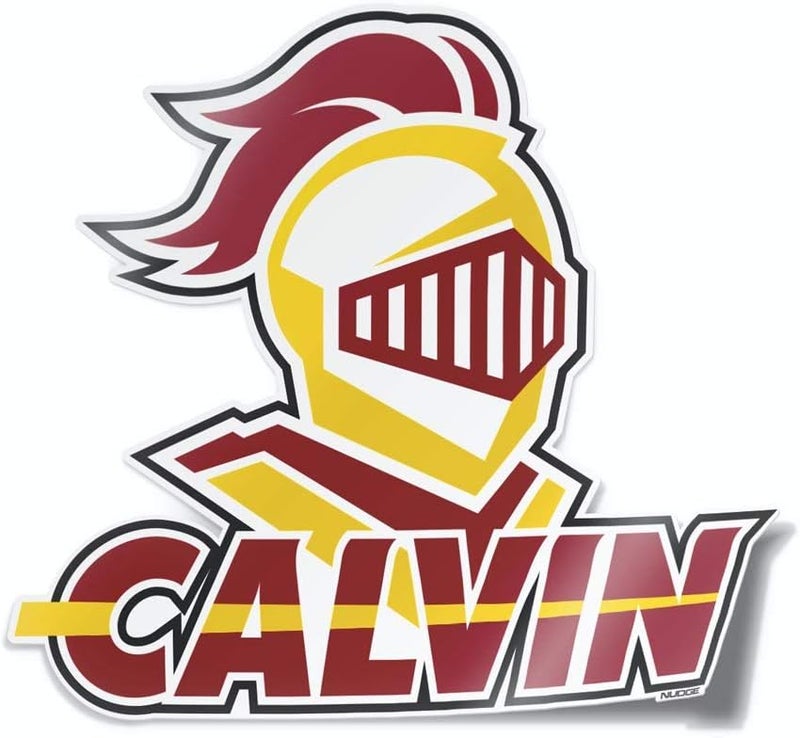 Nudge Printing Collegiate NCAA Car Decal Made from Premium Weatherproof Vinyl (Calvin College) - Image 1